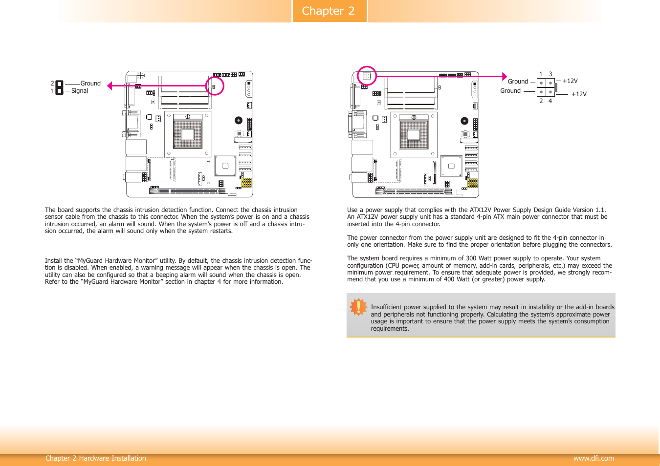 Chapter 2 | DFI CR101-D User Manual | Page 24 / 67