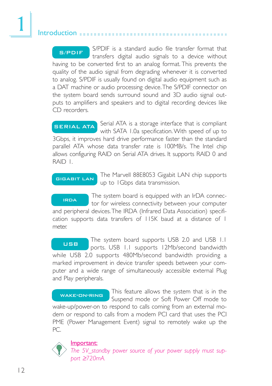 DFI G5C100-NR User Manual | Page 12 / 160