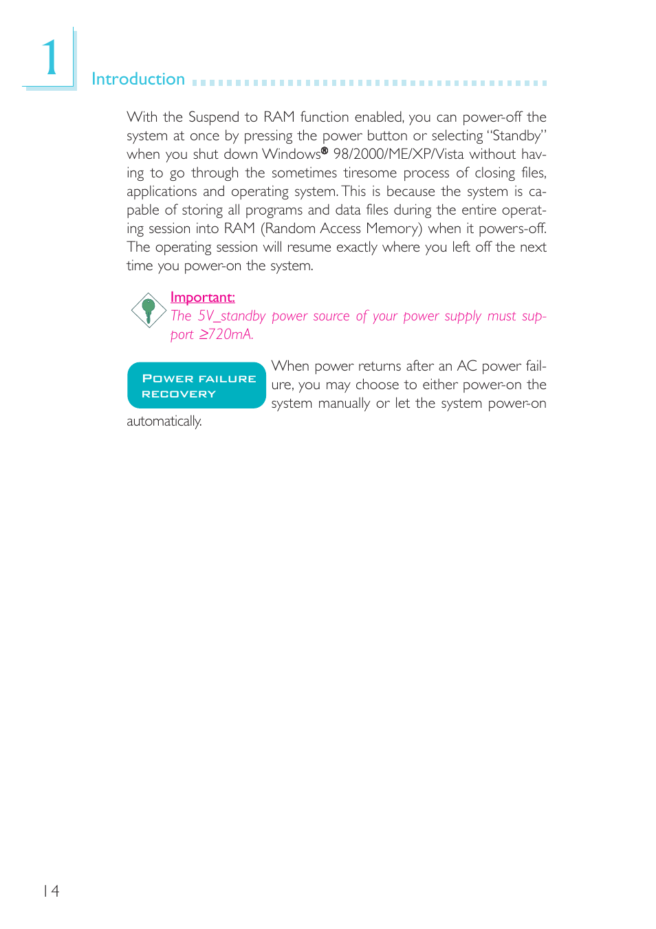 DFI G5C100-NR User Manual | Page 14 / 160