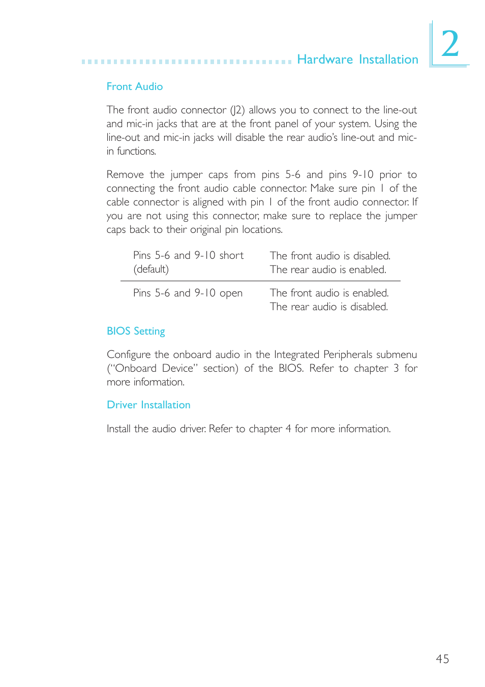 DFI G5C100-NR User Manual | Page 45 / 160