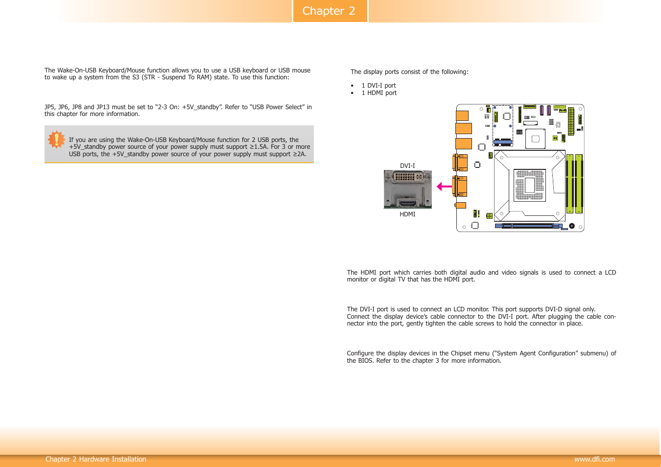 Chapter 2 | DFI HD100-H81 User Manual | Page 22 / 79