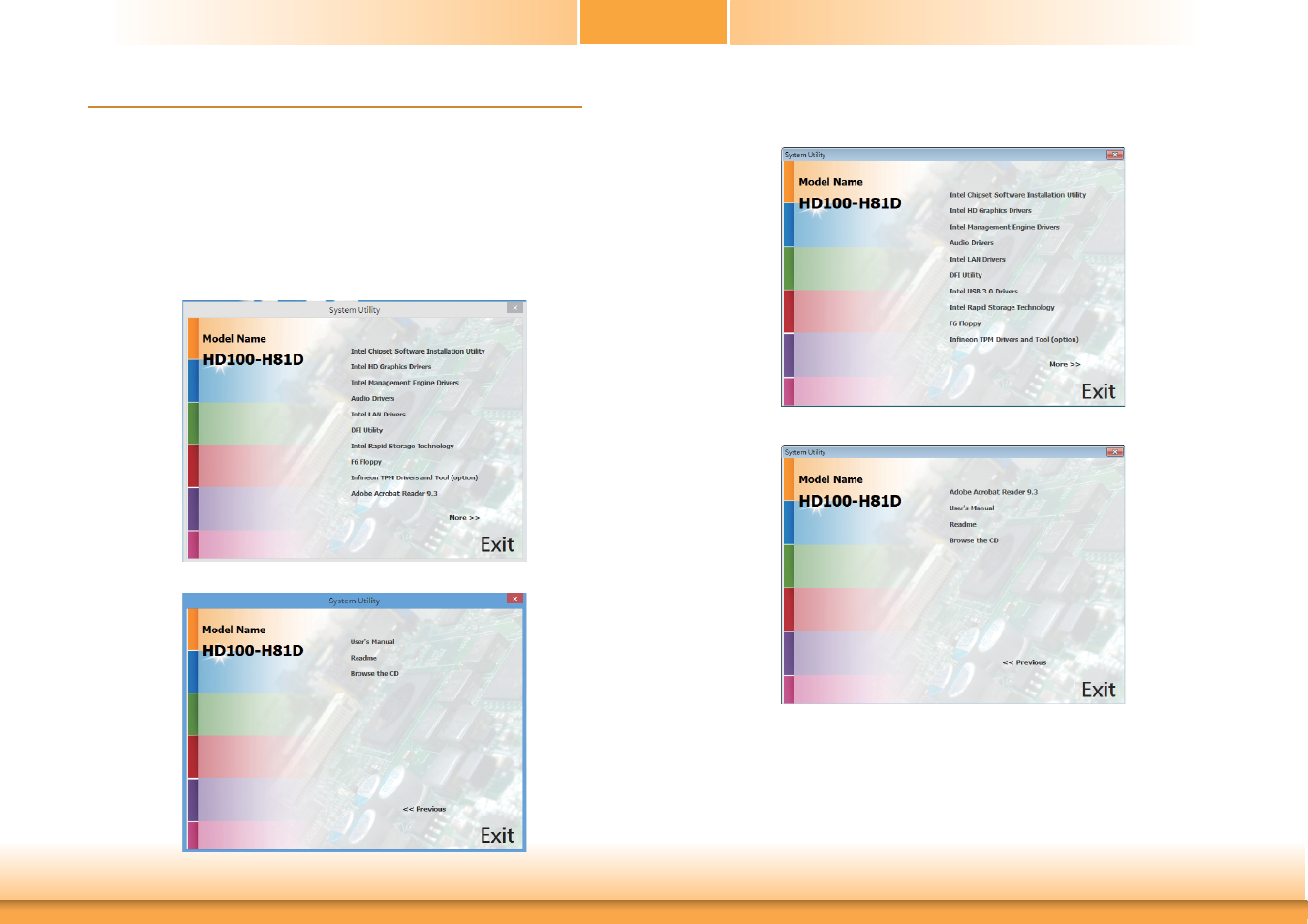Chapter 4 - supported software, Chapter 4 chapter 4 - supported software | DFI HD100-H81 User Manual | Page 49 / 79