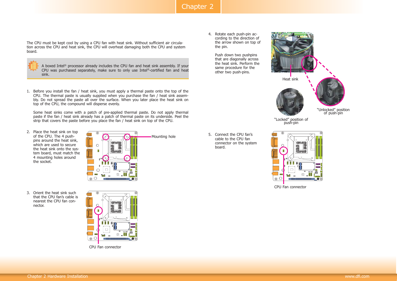 Chapter 2 | DFI HD171-H81 User Manual | Page 14 / 70