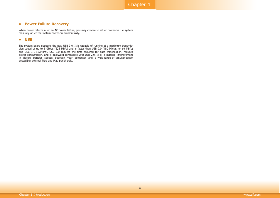 Chapter 1 | DFI HD171-H81 User Manual | Page 8 / 70