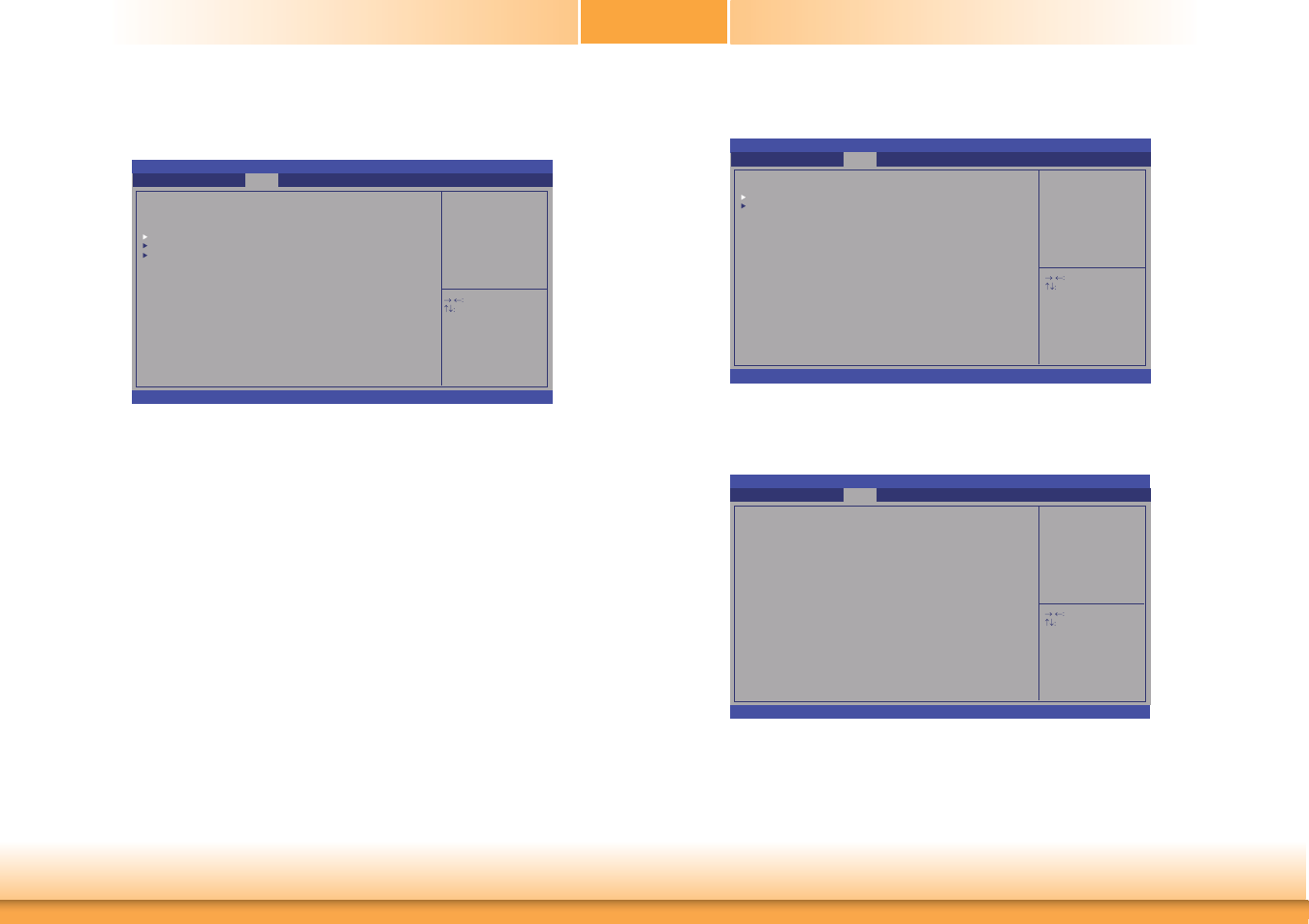 Chapter 3, Chapter 3 bios setup | DFI HM101-HM86 User Manual | Page 42 / 99