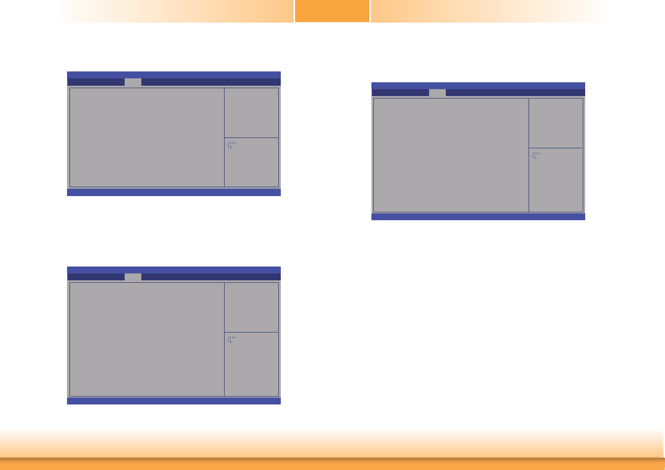 Chapter 3, Chapter 3 bios setup | DFI HM101-HM86 User Manual | Page 44 / 99
