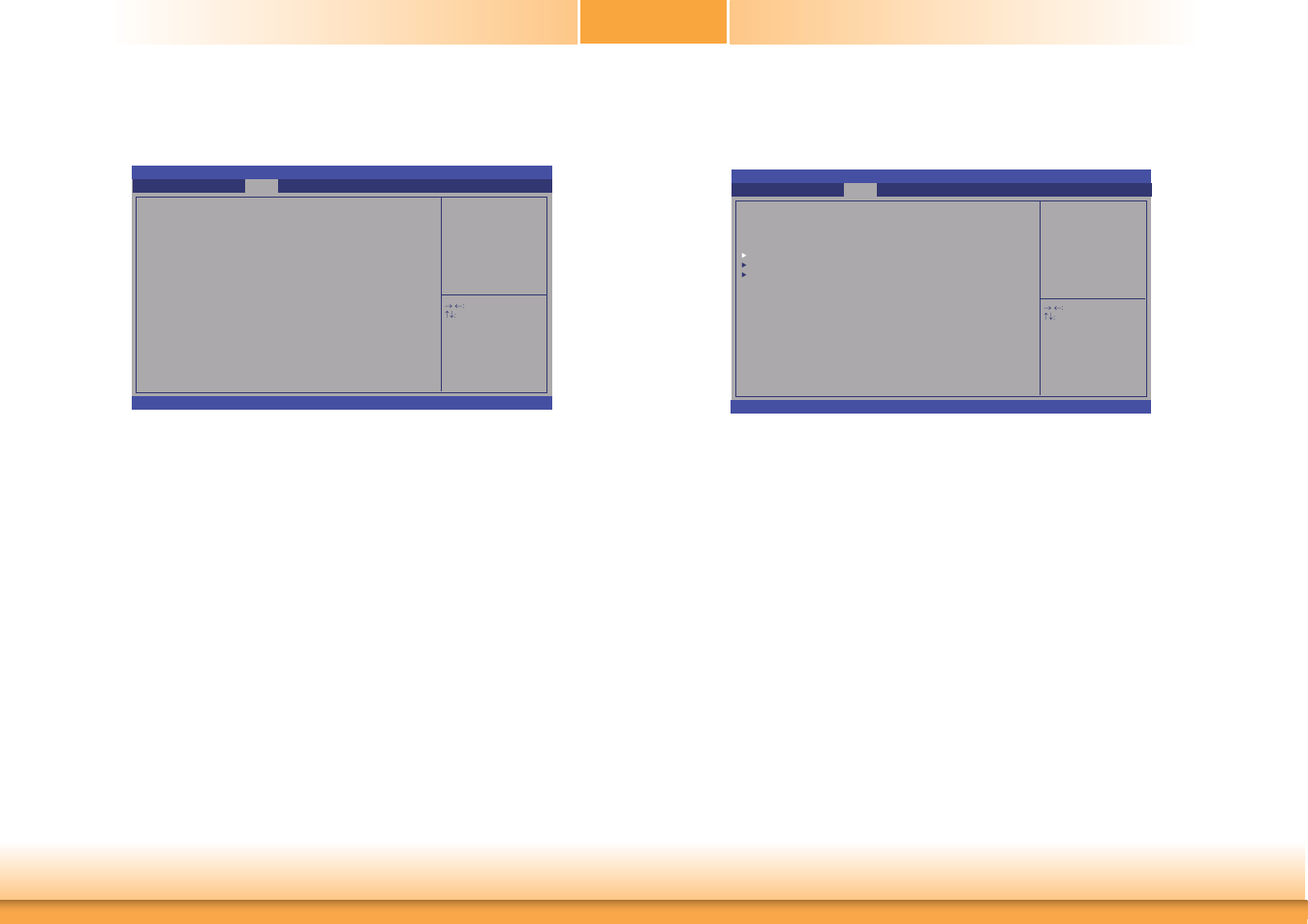Chapter 3, Chapter 3 bios setup | DFI HM101-HM86 User Manual | Page 45 / 99