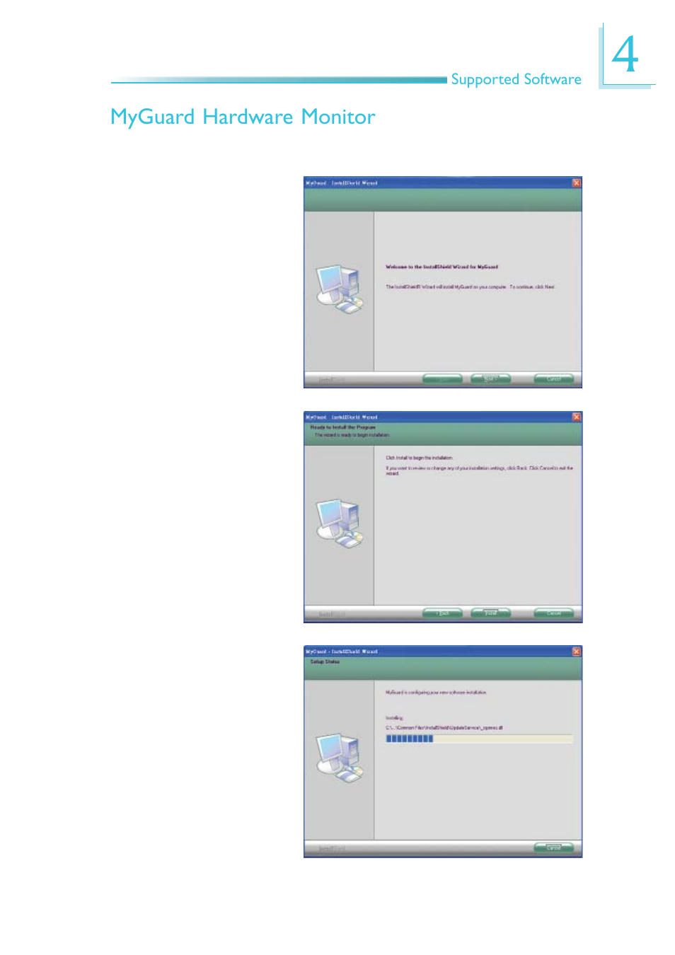 Myguard hardware monitor | DFI HR100-CRM User Manual | Page 105 / 170
