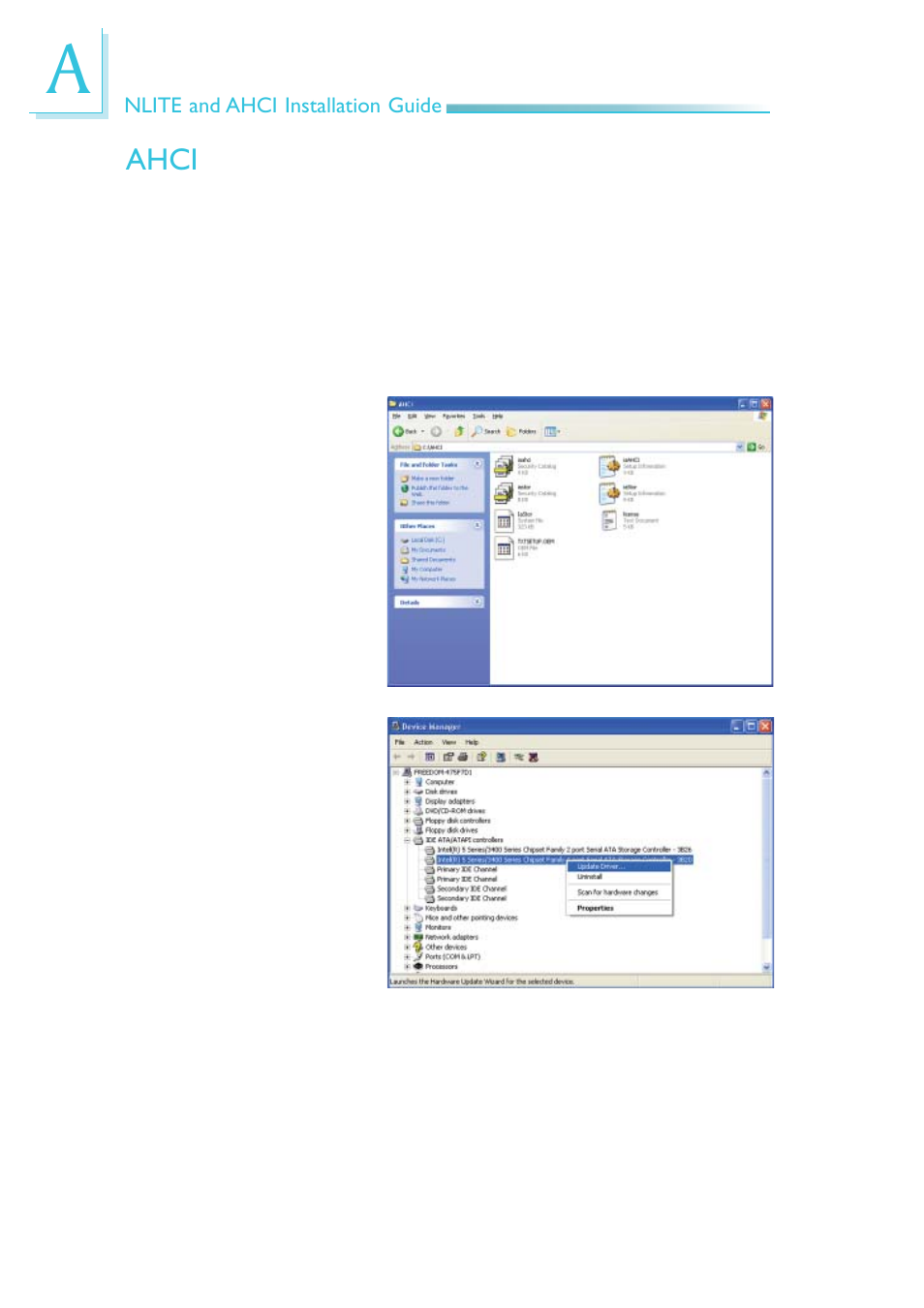 Ahci | DFI HR100-CRM User Manual | Page 160 / 170
