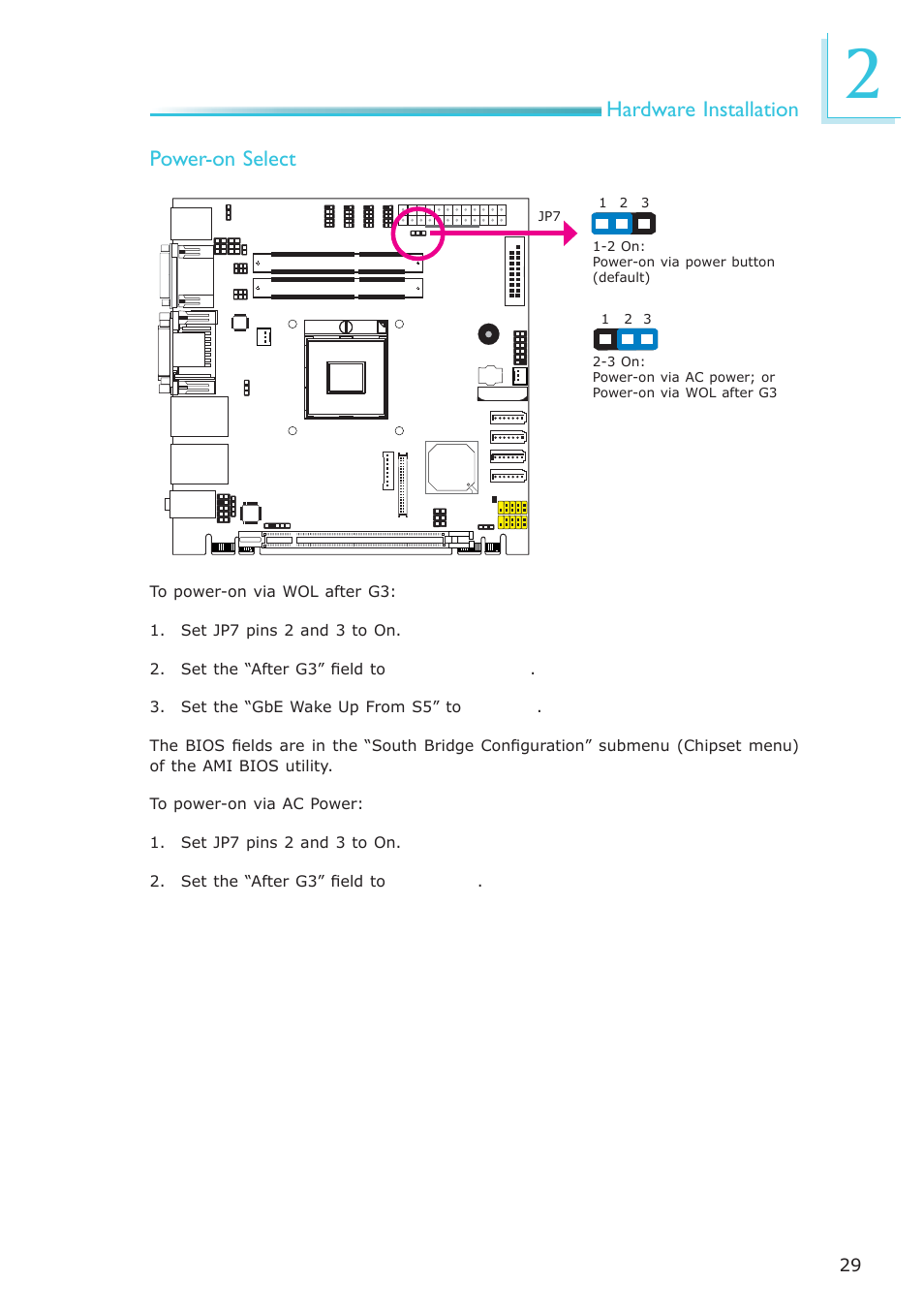 Hardware installation power-on select | DFI HR100-CRM User Manual | Page 29 / 170