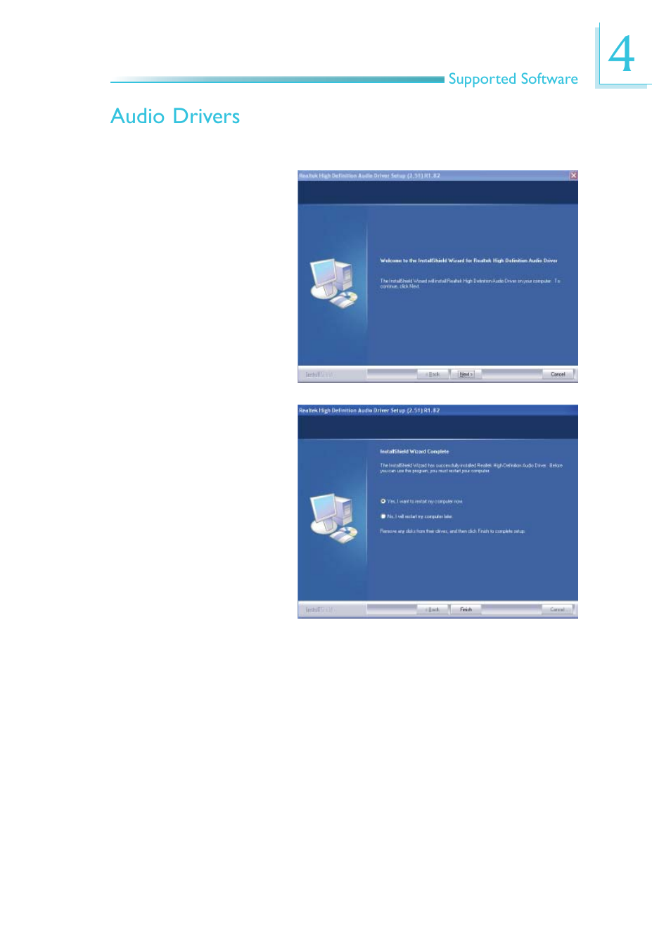 Audio drivers | DFI HR100-CRM User Manual | Page 99 / 170