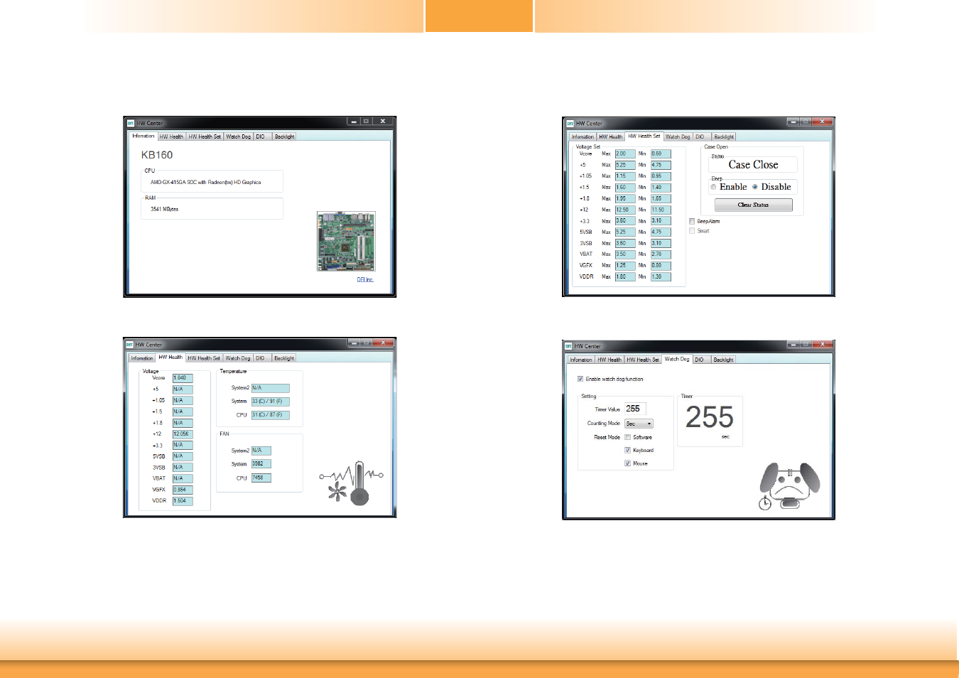 Chapter 4 | DFI KB160 User Manual | Page 55 / 68