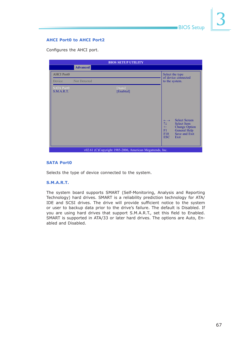 Bios setup | DFI LR100-N16D User Manual | Page 67 / 126