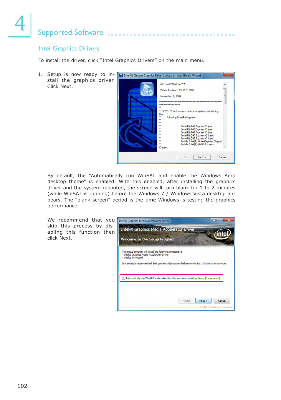 Supported software | DFI LR102-B18D/B18S User Manual | Page 102 / 138