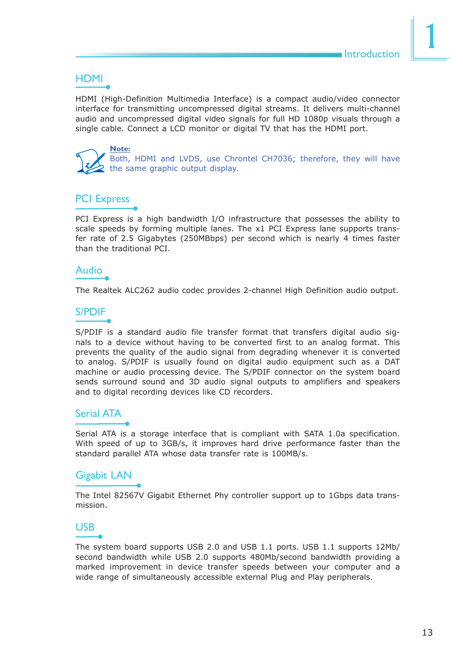 DFI LR102-B18D/B18S User Manual | Page 13 / 138
