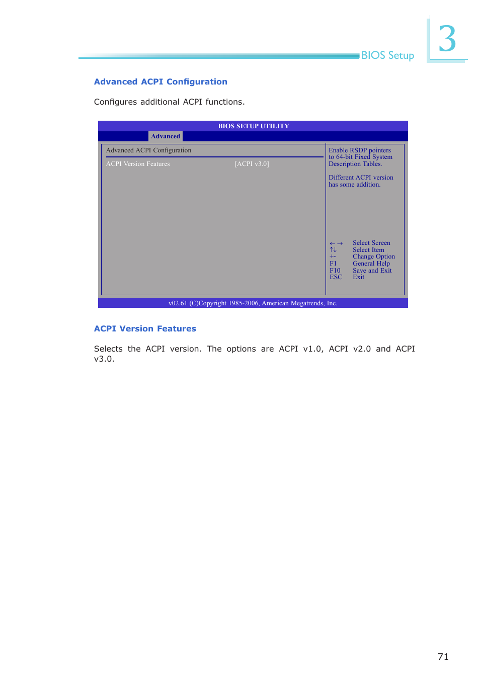 Bios setup | DFI LR102-B18D/B18S User Manual | Page 71 / 138