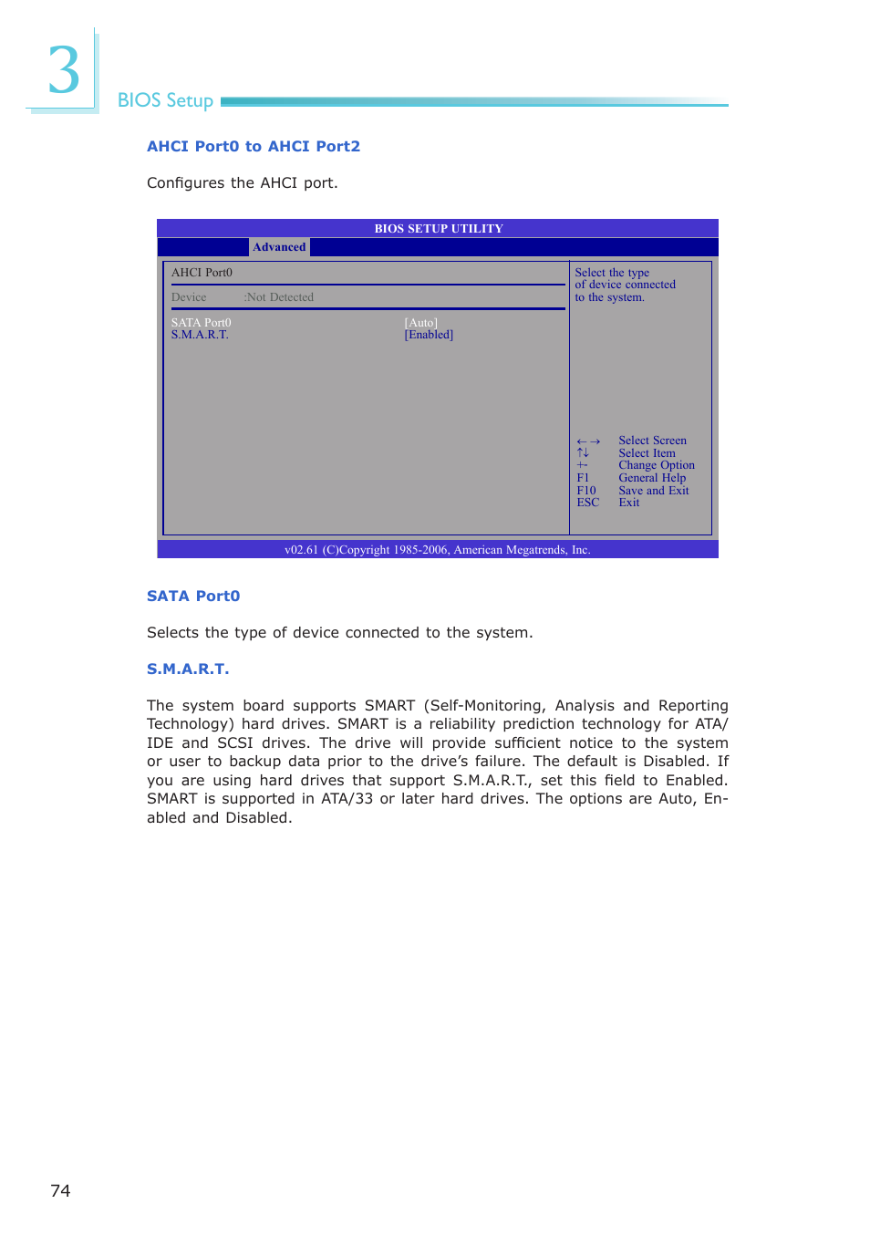 Bios setup | DFI LR102-B18D/B18S User Manual | Page 74 / 138