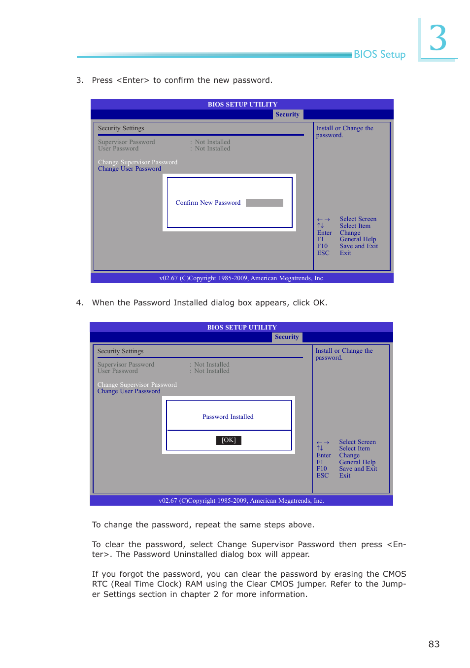 Bios setup | DFI LR102-B18D/B18S User Manual | Page 83 / 138