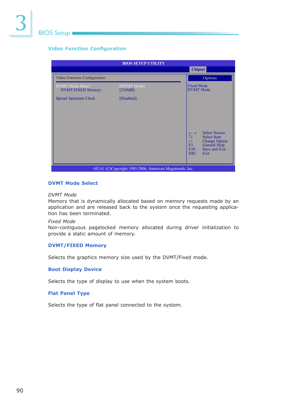 Bios setup | DFI LR102-B18D/B18S User Manual | Page 90 / 138