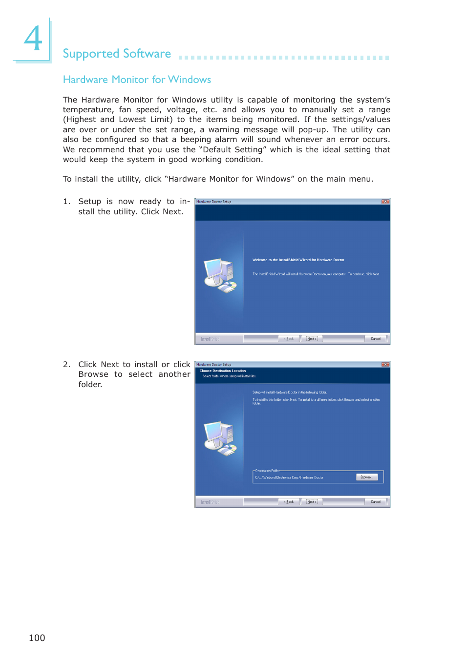 Supported software | DFI NP100-N16C User Manual | Page 100 / 149