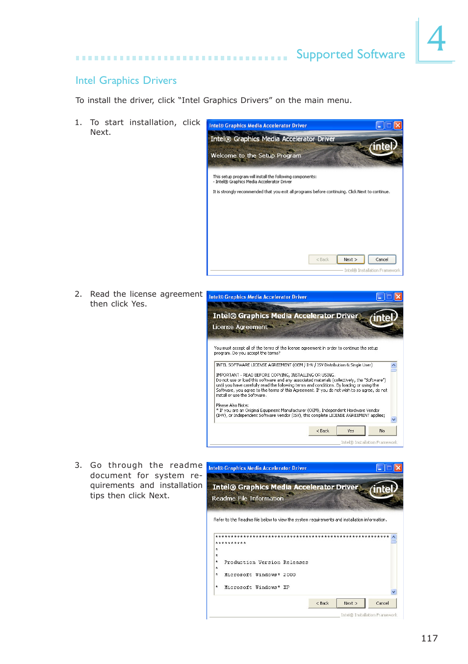 Supported software | DFI NP100-N16C User Manual | Page 117 / 149