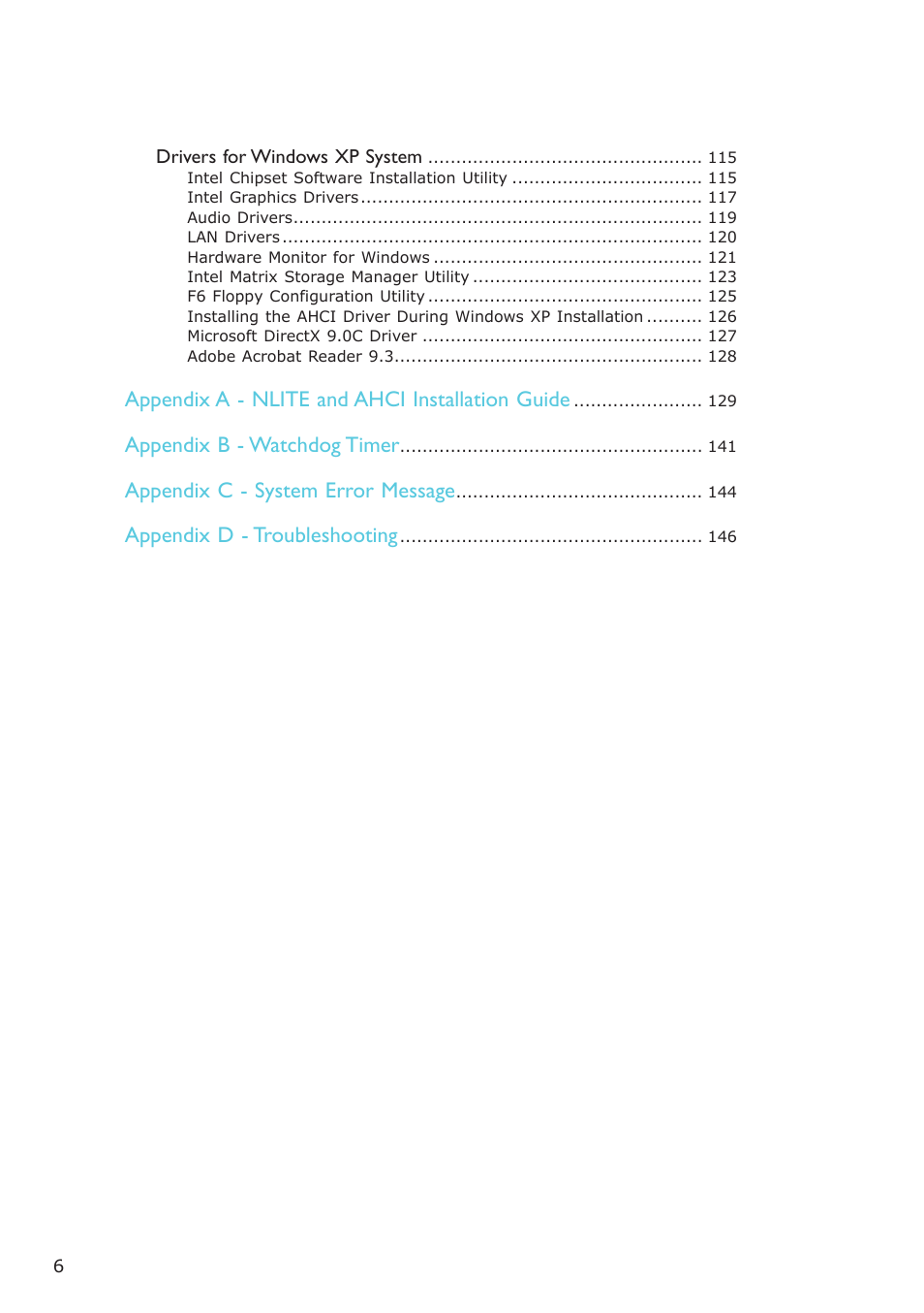 DFI NP100-N16C User Manual | Page 6 / 149