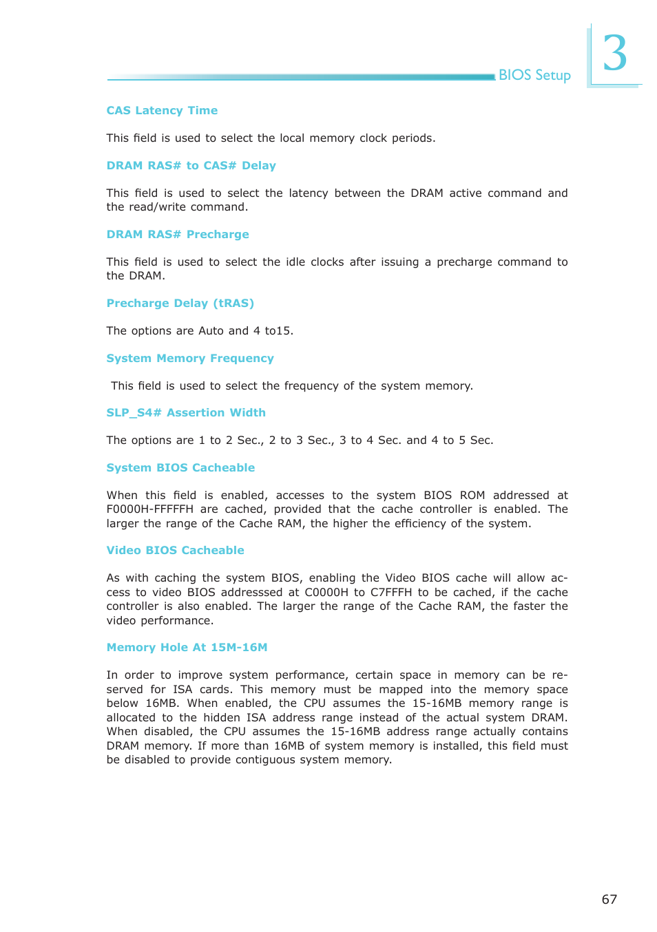 Bios setup | DFI NP100-N16C User Manual | Page 67 / 149