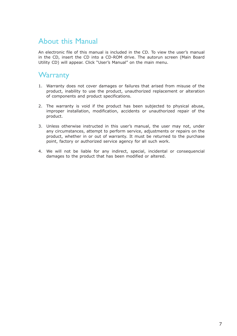 About this manual, Warranty | DFI NP100-N16C User Manual | Page 7 / 149