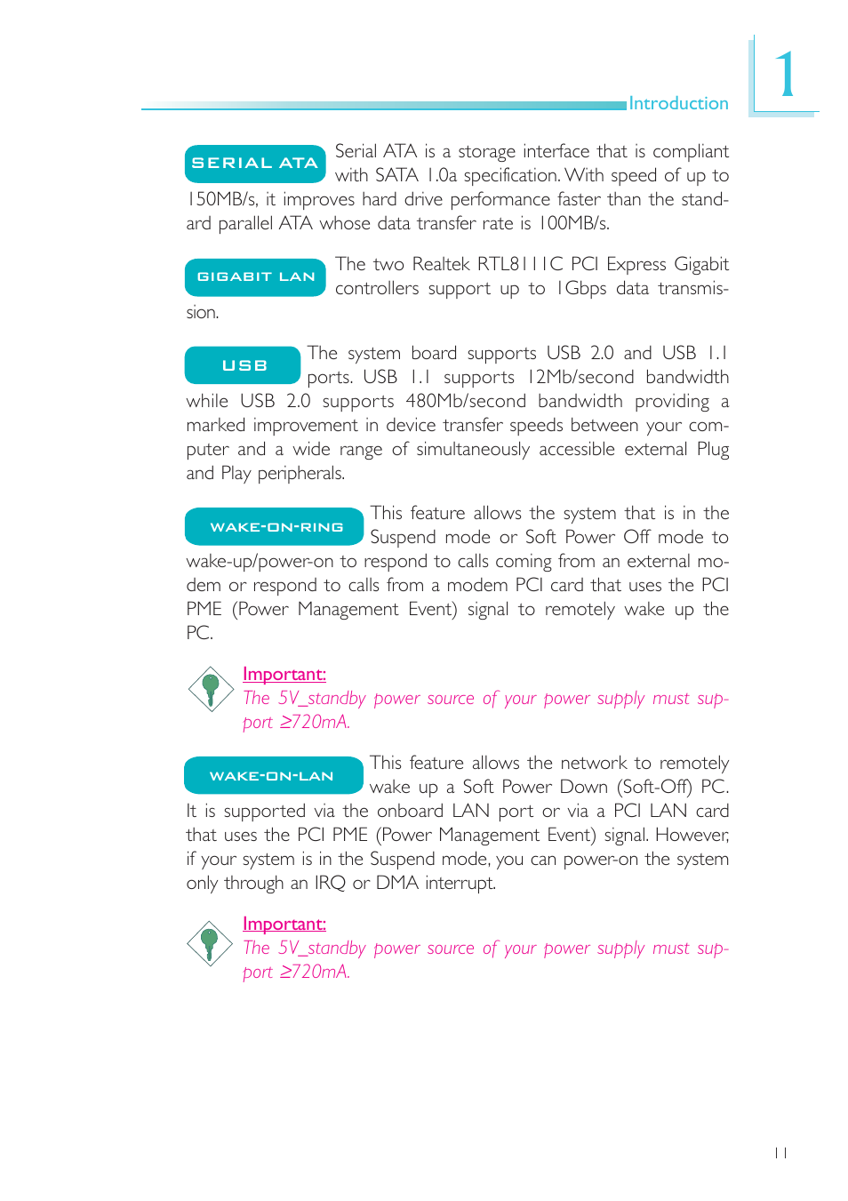 DFI NP101-D16C User Manual | Page 11 / 150