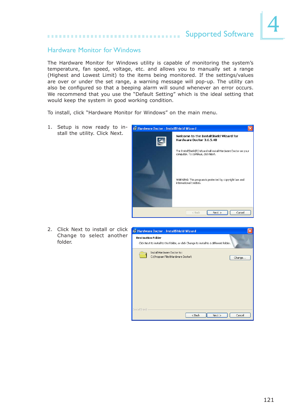 DFI NP101-D16C User Manual | Page 121 / 150