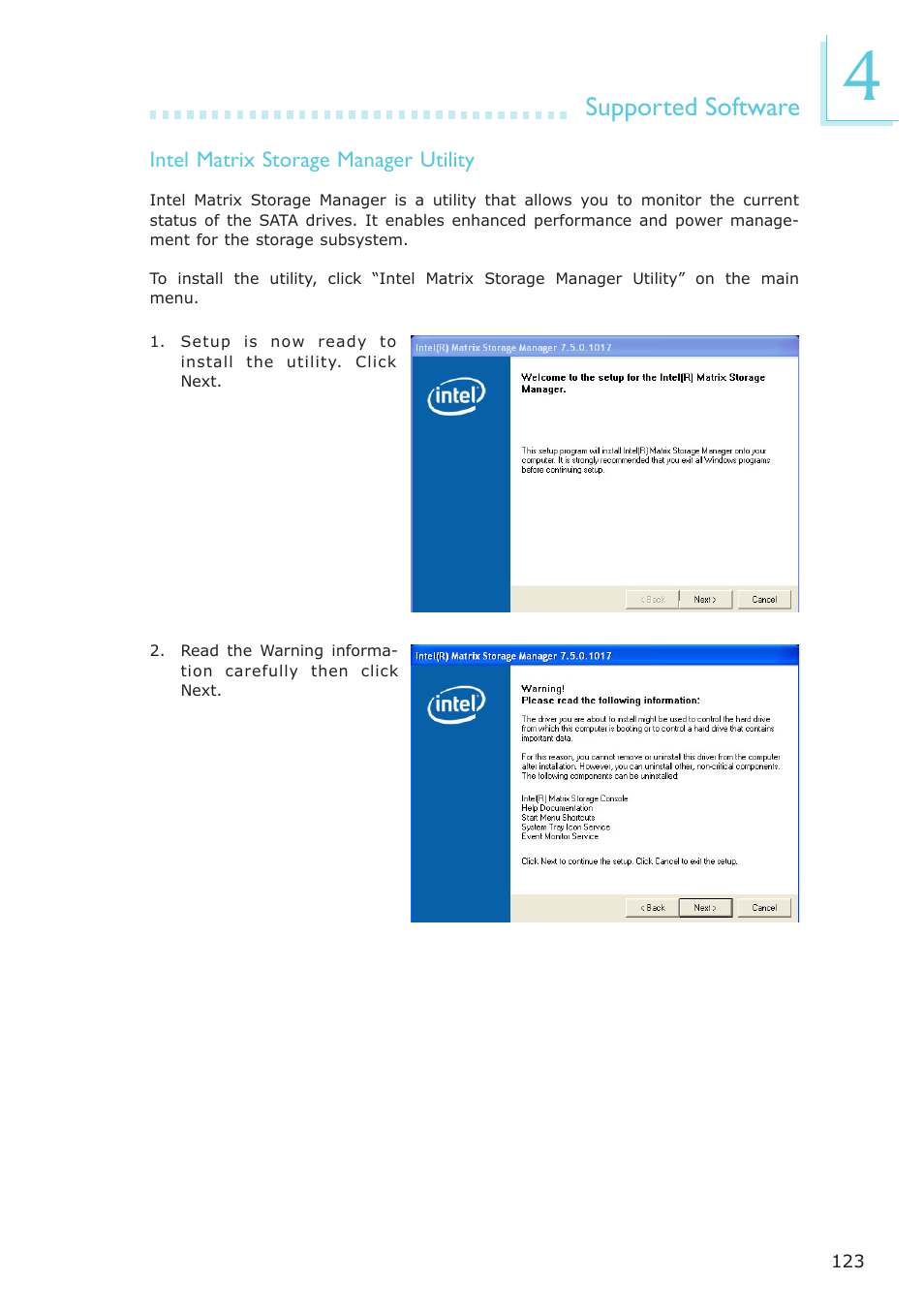 DFI NP101-D16C User Manual | Page 123 / 150