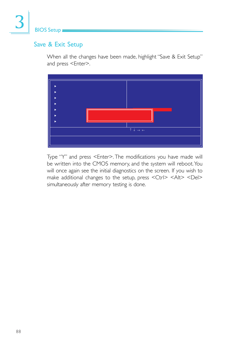 Save & exit setup, Bios setup | DFI NP101-D16C User Manual | Page 88 / 150