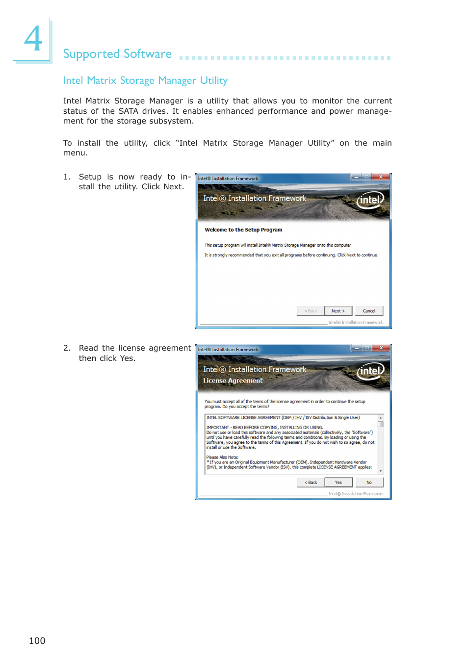 Supported software | DFI NP102-N16C User Manual | Page 100 / 144