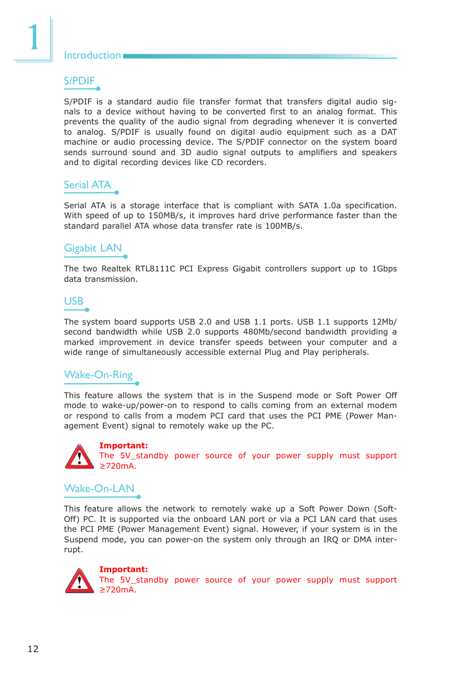 DFI NP102-N16C User Manual | Page 12 / 144
