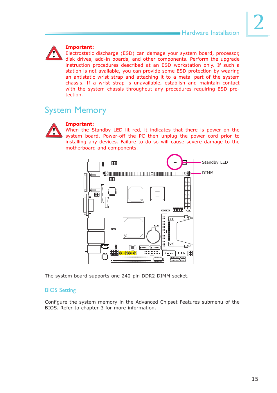 System memory | DFI NP102-N16C User Manual | Page 15 / 144