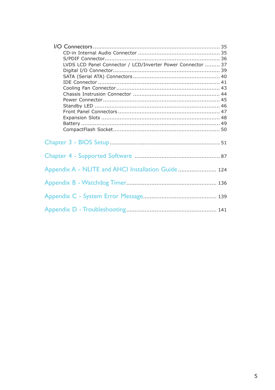 DFI NP102-N16C User Manual | Page 5 / 144