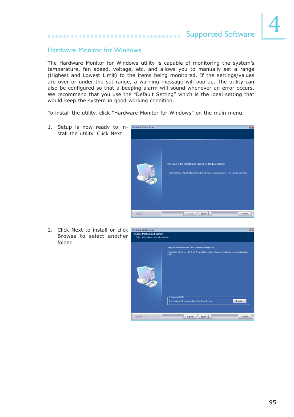 Supported software | DFI NP102-N16C User Manual | Page 95 / 144