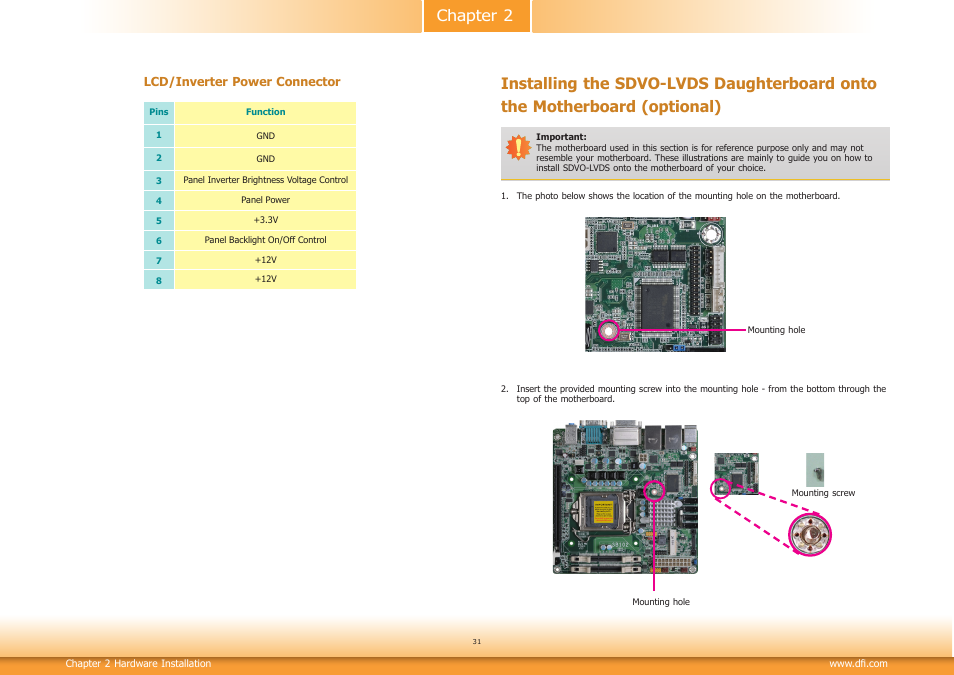 DFI SB102-D User Manual | Page 31 / 60