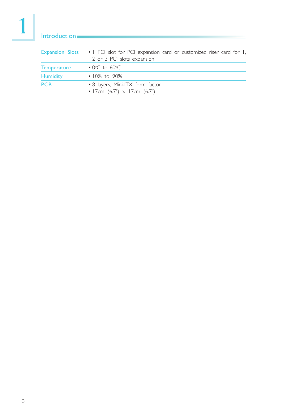 DFI SR100-N User Manual | Page 10 / 152