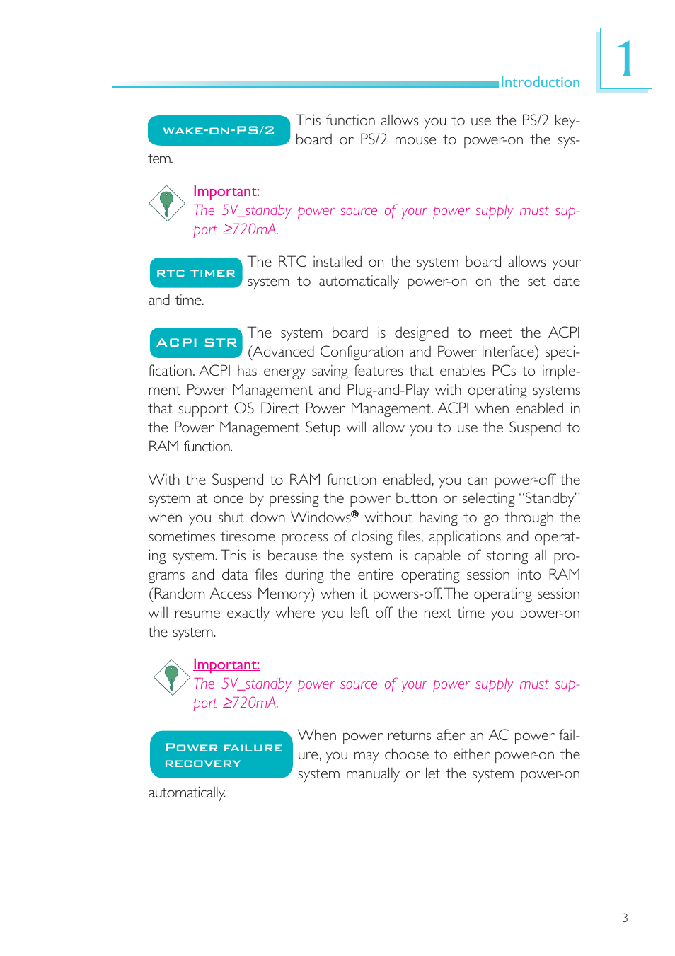 DFI SR100-N User Manual | Page 13 / 152