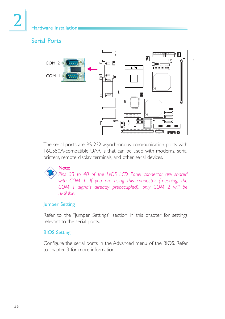 DFI SR100-N User Manual | Page 36 / 152