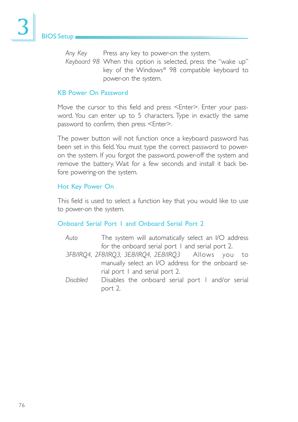 DFI SR100-N User Manual | Page 76 / 152