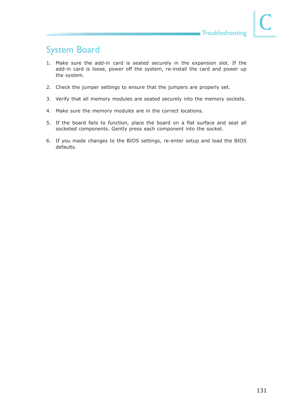 System board | DFI CA331-NR User Manual | Page 131 / 131