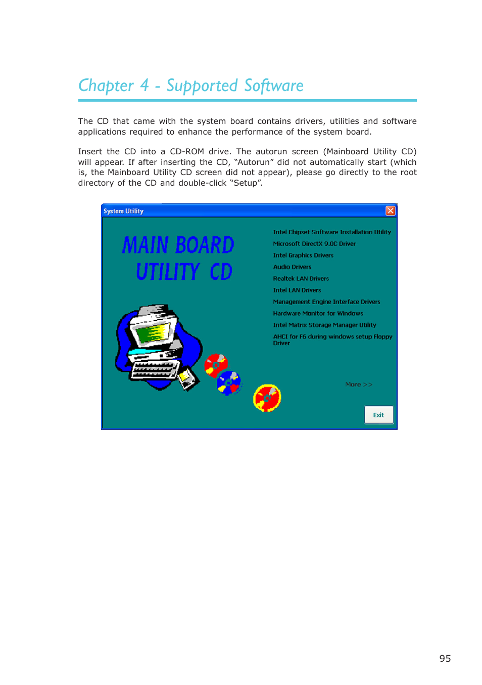 Chapter 4 - supported software | DFI CA331-NR User Manual | Page 95 / 131