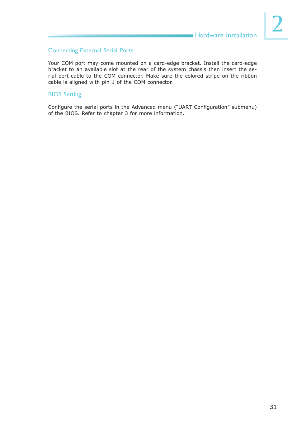 DFI CP337-NRM User Manual | Page 31 / 174