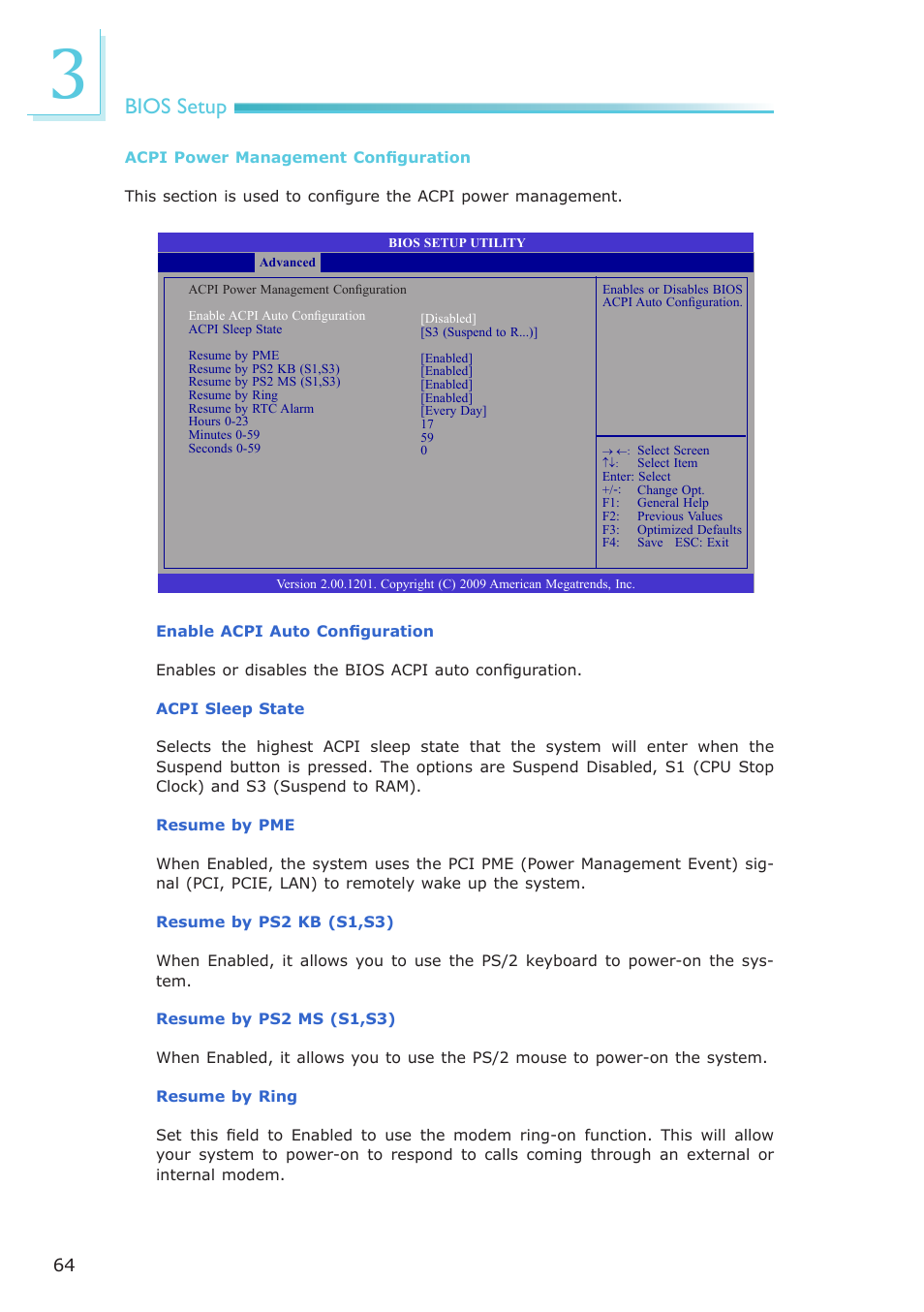 Bios setup | DFI CP337-NRM User Manual | Page 64 / 174