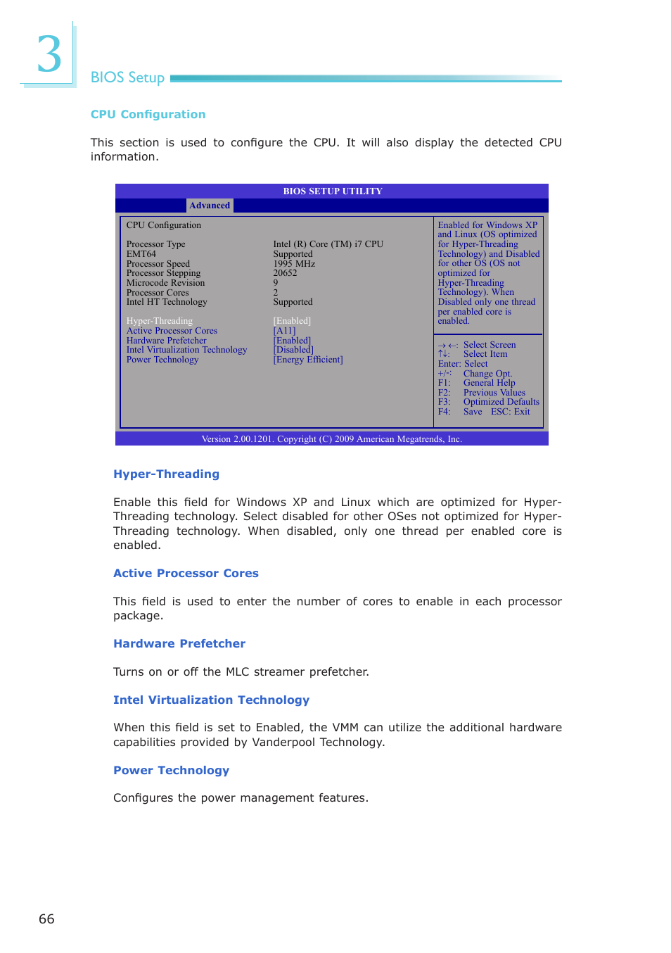 Bios setup | DFI CP337-NRM User Manual | Page 66 / 174