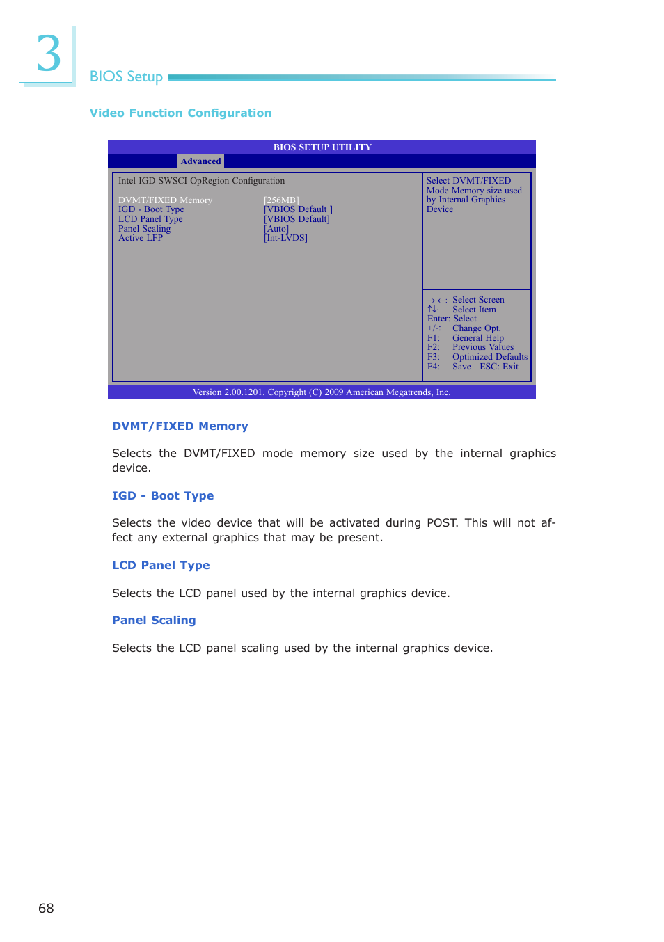 Bios setup | DFI CP337-NRM User Manual | Page 68 / 174