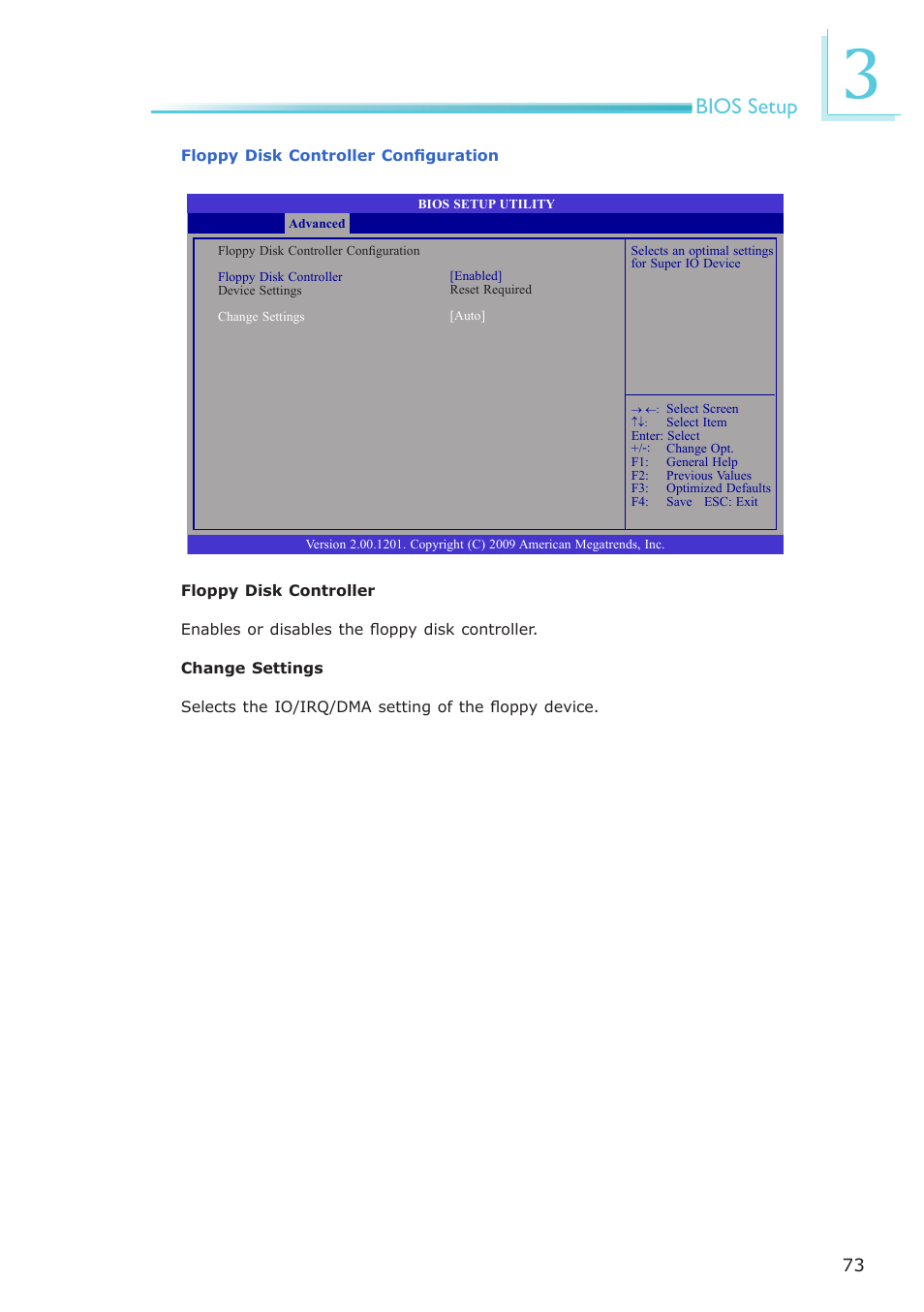 Bios setup | DFI CP337-NRM User Manual | Page 73 / 174