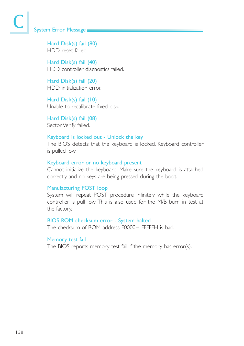 DFI EL330-DR User Manual | Page 138 / 142